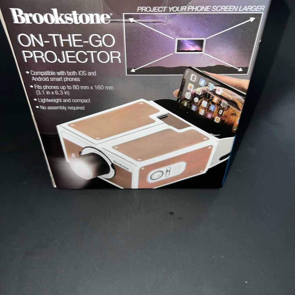 Brookstone On The Go Projector